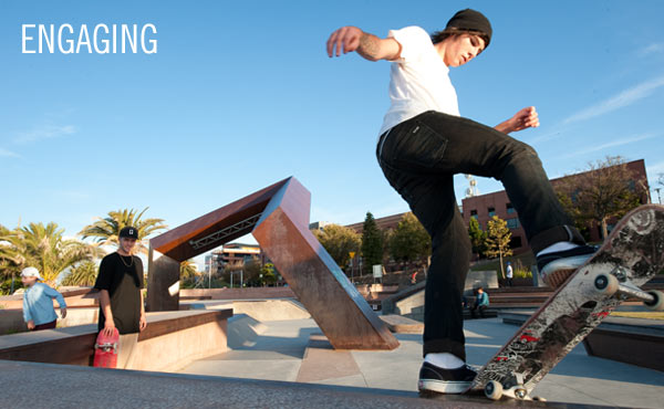 Waterfront skate park