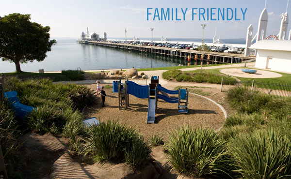 Kids play area, Geelong waterfront