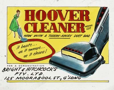 Cinema Advertisement for Hoover Vacuum Cleaners