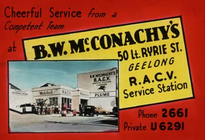Cinema Advertisement for B. W. McConachy's, 1954