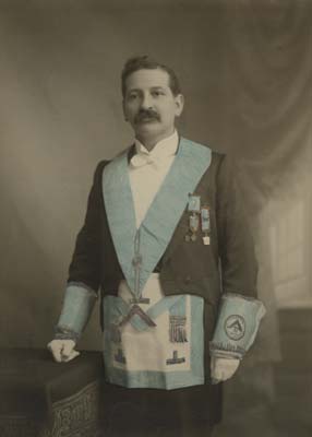 Worshipful Brother Edward G. Gurr, Worshipful Master, 1905
