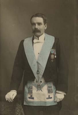 Worshipful Brother A. F. Lawry, Director of Ceremonies, 1905