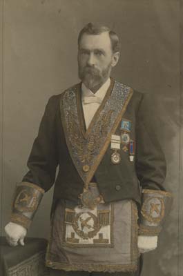 Worshipful Brother W. Lawry, P. J. G. D., 1905