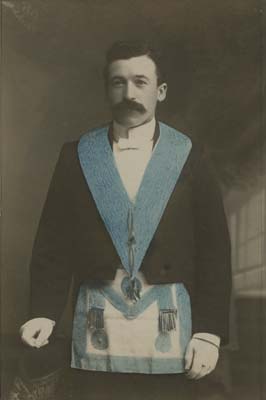 Brother J. W. Pearson, Junior Deacon, 1905