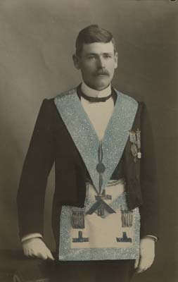 Worshipful Brother C. J. Vigar, Immediate Past Master, 1905
