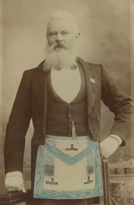 Worshipful Brother Isaac Chapman, 1900