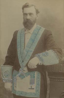 Worshipful Brother William Lawry, Worshipful Master, 1900