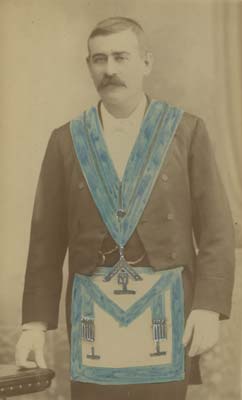 Worshipful Brother Richard Robinson, Immediate Past Master, 1900