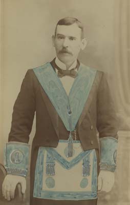 Brother W. V. Wilson, Junior Warden, 1900