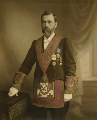 Worshipful Brother W. Lawry, c.1900