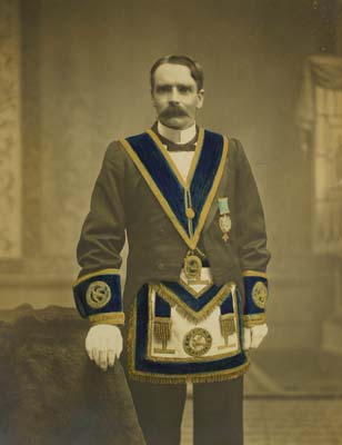 Worshipful Brother A. F. Lawry, c.1903