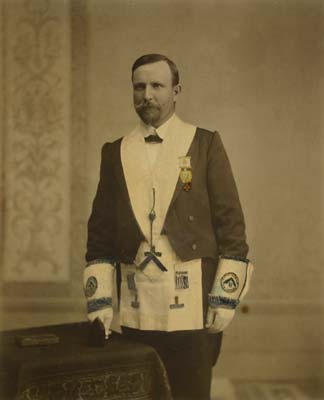Worshipful Brother T. A. Dickson, c.1907