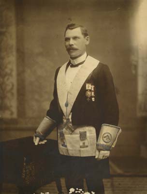 Worshipful Brother S. Pizer, c.1908