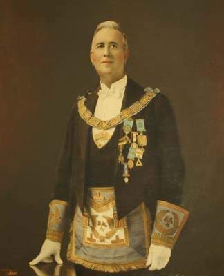 Worshipful Brother J. A. Heggie, c.1927