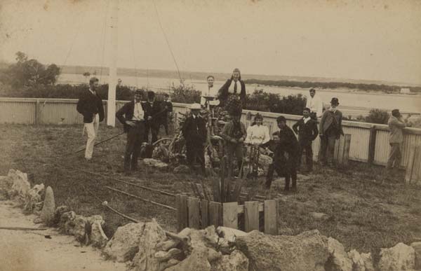 At Barwon Heads Coffee Palace, c.1900