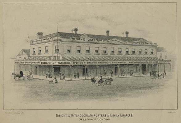 Bright & Hitchcocks, Importers and Family Drapers, c.1880