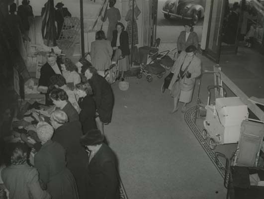 Sale at Brights, c.1950