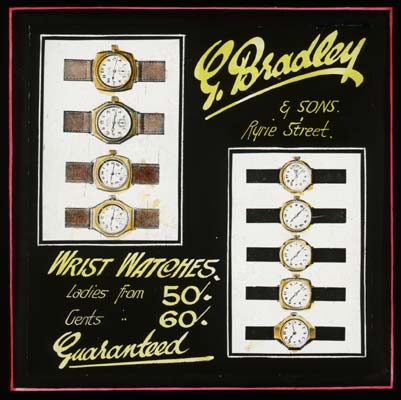 Cinema Advertisement for G. Bradley & Sons, c.1950