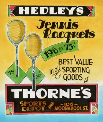 Cinema Advertisement for Thorne's Sports Depot, c.1950