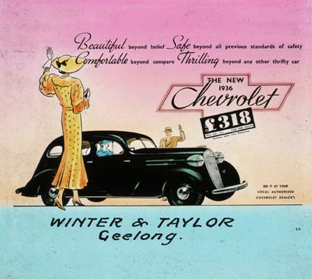 Cinema Advertisement for Chevrolet, 1936