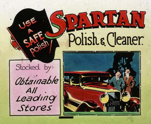 Cinema Advertisement for Spartan Polish, c.1940