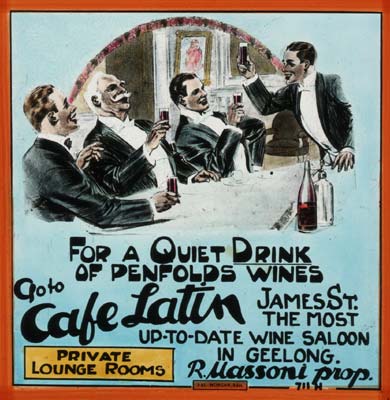 Cinema Advertisement for Cafe Latin, c.1940