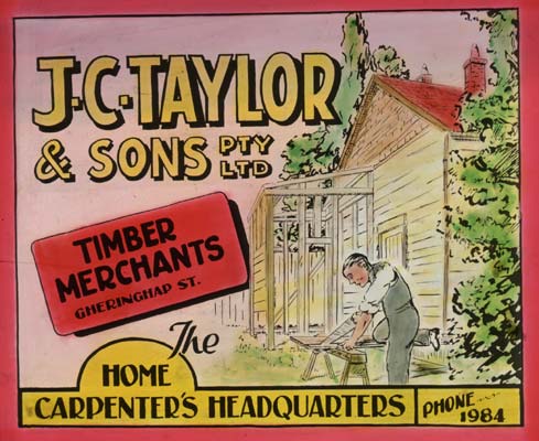 Cinema Advertisement for J. C. Taylor & Sons, c.1940