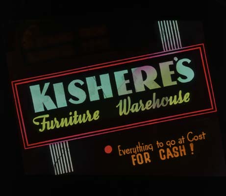 Cinema Advertisement for Kishere's Furniture Warehouse, c.1940