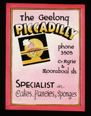 Cinema Advertisement for the Geelong Piccadilly, c.1940