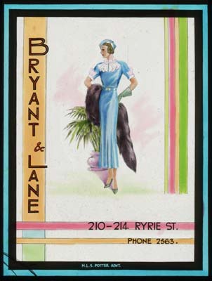 Cinema Advertisement for Bryant & Lane, c.1940