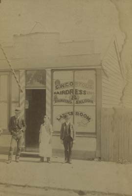 G. W. Cortous' Hair Salon, c.1890