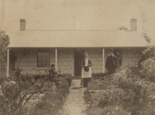 Figures in Garden, c.1890