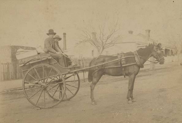F. Podbury's Bakery Cart, c.1890