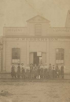 Geelong Cooperage, Ryrie Street, c.1890
