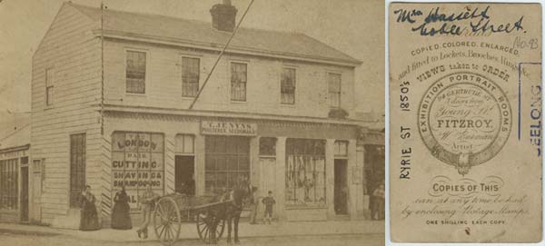 T. Jenyns, Poulterer and Seedsman, Ryrie Street, c.1860