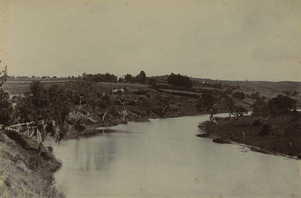 The Barwon River near Princes' Bridge, c.1910
