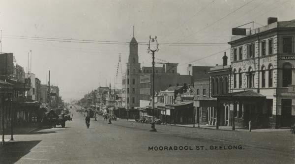 Moorabool Street, c.1940