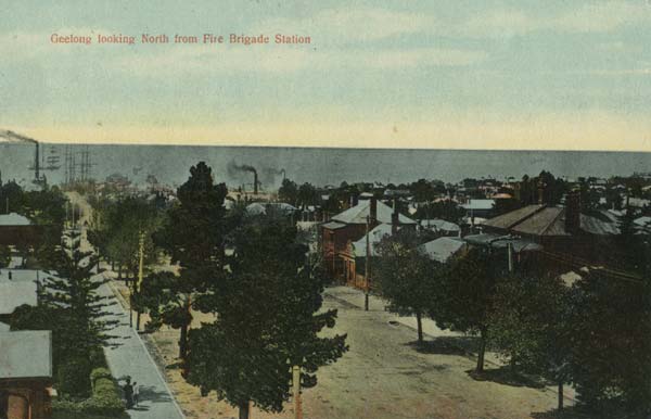 Yarra Street Looking North From Fire Station, c.1910