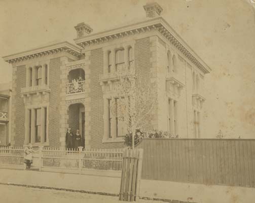 Dr. Mackin's Residence, La Trobe Terrace, c.1880