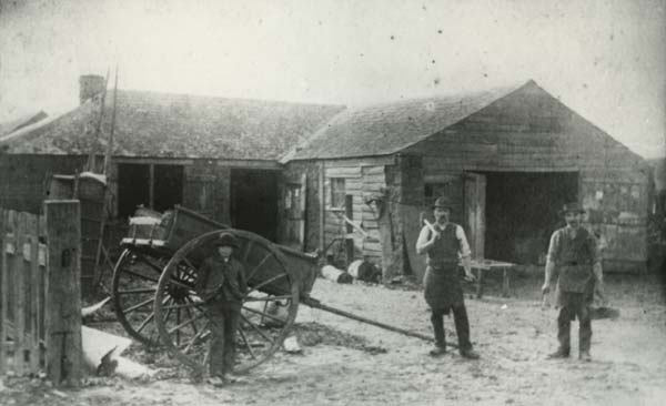 McAdam's Blacksmith Shop, Batesford, 1880
