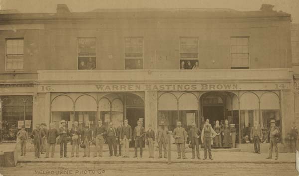 Warren Hastings Brown, Malop Street, c.1870