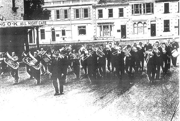 Geelong Ex-Servicemen's Band, Lt. Malop Street, c.1960