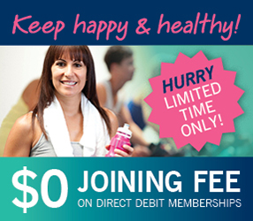No Joining Fee on Direct Debit Memberships