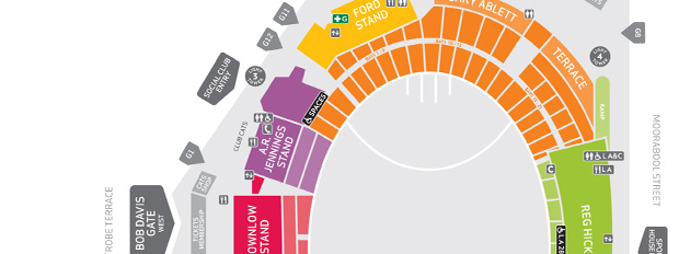 Entry and stand map